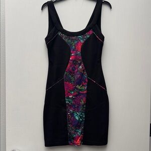 Kardashian Kollection cross cross Mini Dress